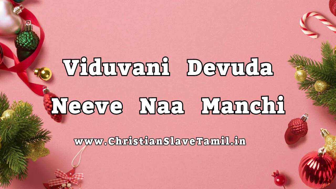 Viduvani Devuda Neeve Naa Manchi, Viduvani Devuda Neeve Naa song,