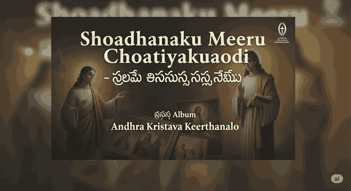 Shoadhanaku Meeru Choatiyakuaodi - శోధనకు మీరు 8 Shoadhanaku Meeru Choatiyakuaodi,
