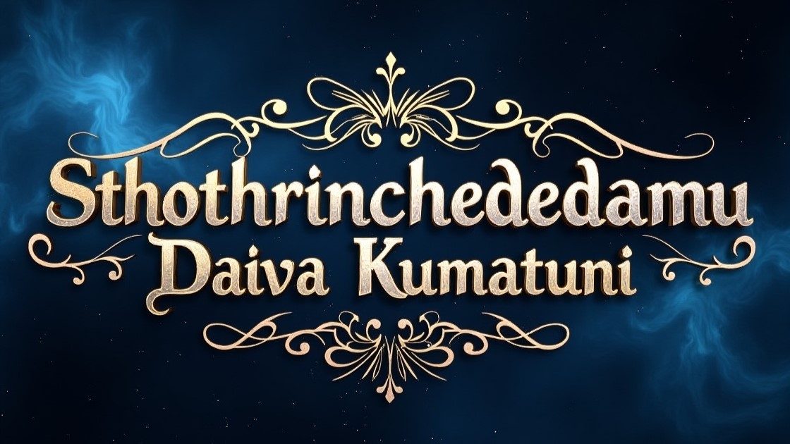 Sthothrinchedamu Daiva Kumaruni - స్తోత్రించెదము 2 Sthothrinchedamu Daiva Kumaruni,